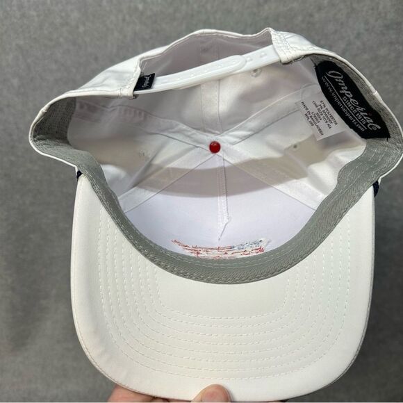 Imperial Golf Hat Mens OSFA White Patriotic American True Fit Rope Brim SPOTS - Picture 7 of 10